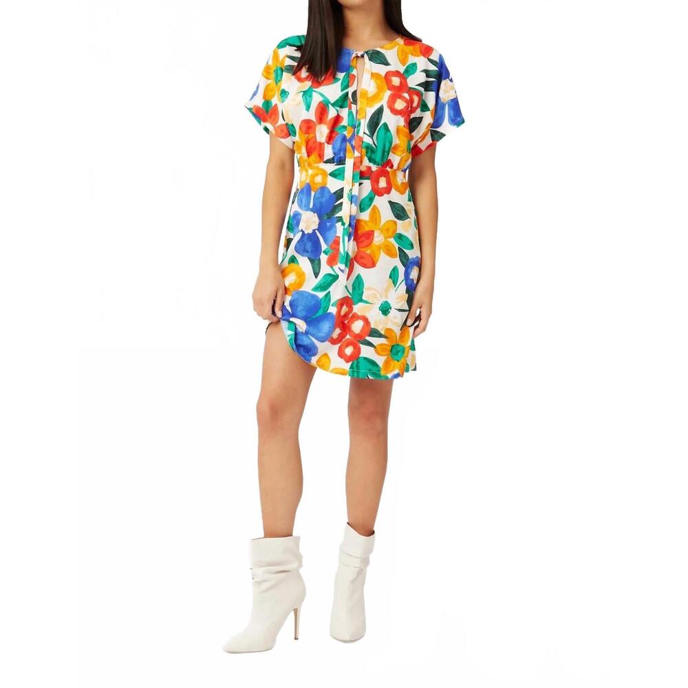 NEW TRAFFIC PEOPLE pop of color dress - plus in multi